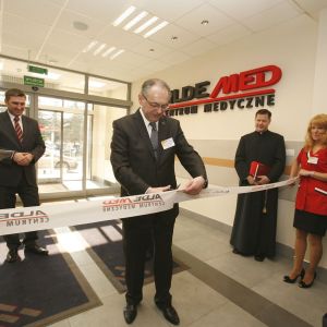 XV rocznica ALDEMED C.M., otwarcie bloku operacyjnego i części szpitalnej